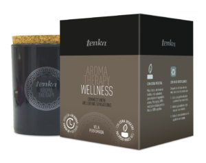 aroma therapy wellness scented candle